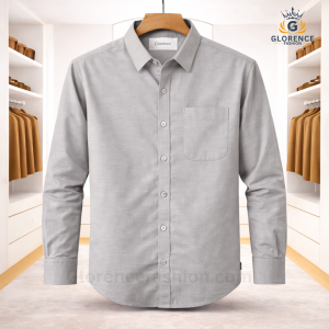 Premium oxford cotton shirt Grey
