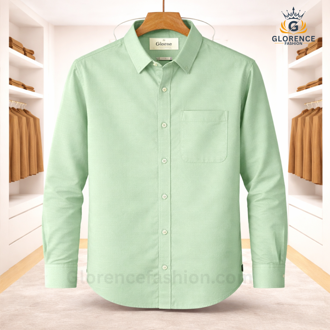 Premium oxford cotton shirt Lemon