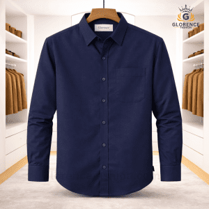 Premium oxford cotton shirt Navy Blue