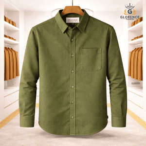 Premium oxford cotton shirt Olive
