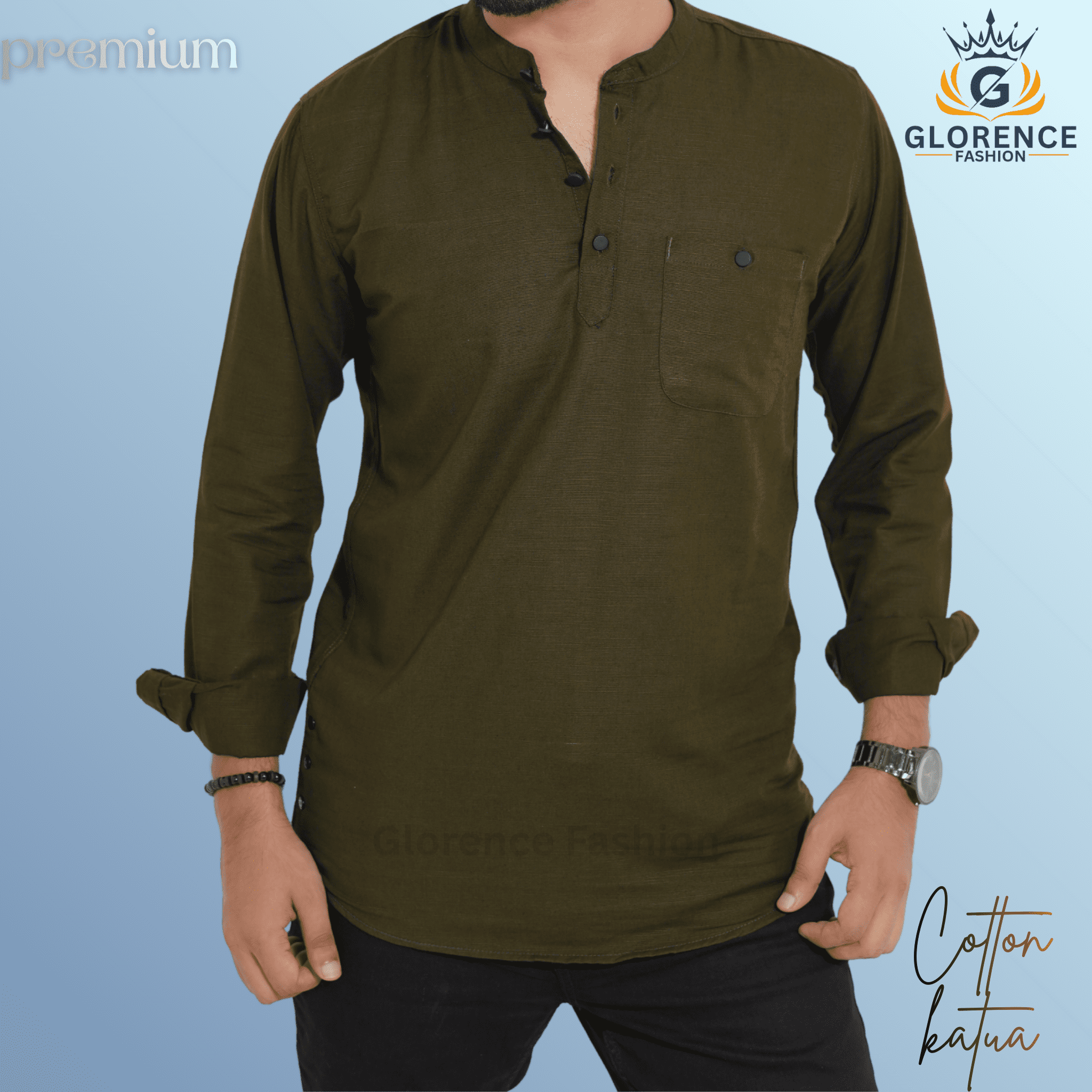 mens stylist premium katua bg2 olive