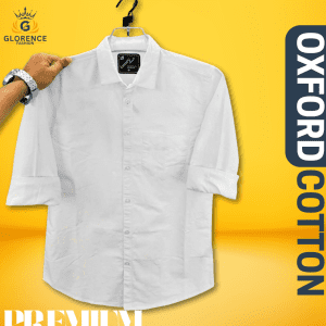 premium oxford cotton shirt white