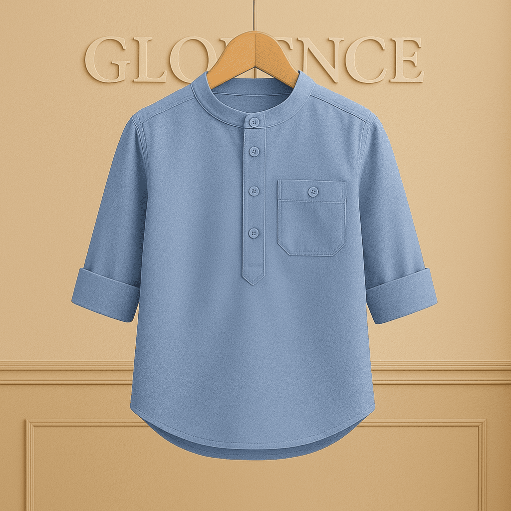 Kids Best Cotton Katua (Sky Blue) - Image 2